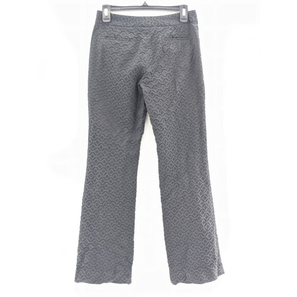 Tahari Women' Medium Black Argyle Diamond Pattern Dress Pants Size 4 Small USA - Picture 2 of 9